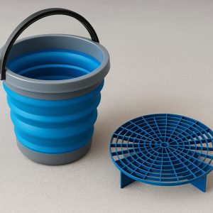 Collapsible Car Wash Bucket with Grit Guard Insert