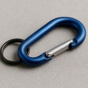 Anodized Aluminum Mini Carabiner Keychain - Lightweight & Durable Hook