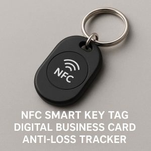 NFC Smart Key Tag - Digital Business Card & Anti-Loss Tracker